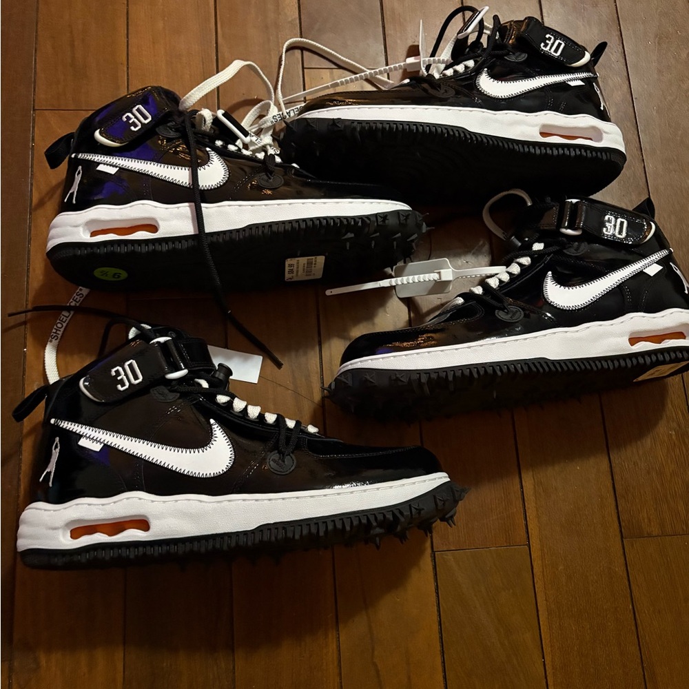 Nike Off White x Air Force 1 Mid ONE PAIR SZ 12